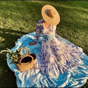 Free People Chiffon Boho Dress